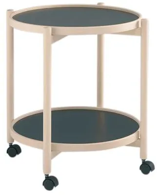 Thomsen Furniture James trillebord - bøk/melamin - bøk natur - Ø50 cm