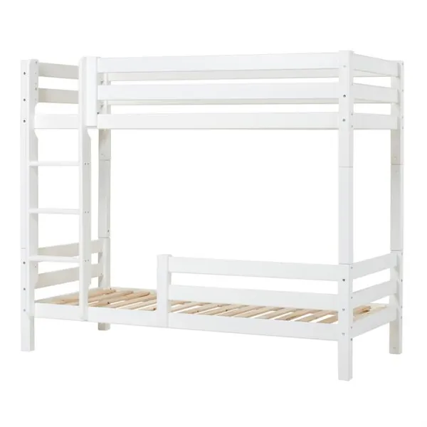 Hoppekids ECO Luxury høy køyeseng med stige og sikkerhetskant - 90 x 200 cm