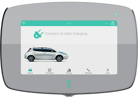 Wallbox Commander 2 ladestasjon med Wi-Fi, 22 kW, 5 meter, Type 2, Hvit