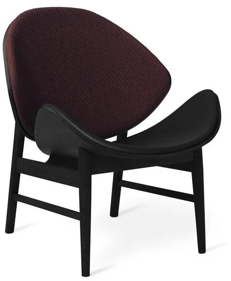 Warm Nordic The Orange Lenestol med Sitte- og Ryggpolstring Mosaic 682/Svart Eik