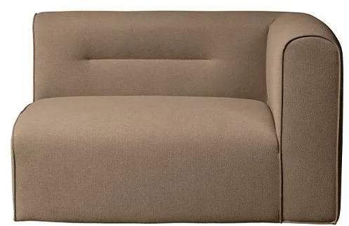 FDB Møbler - L44 Mols høyre modul - Taupe