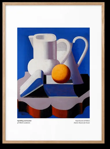 Peléton oppstilling med kanner 70x100 plakat