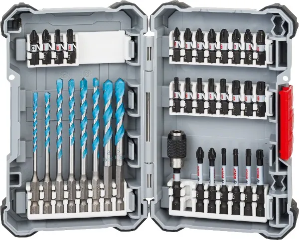 Bosch sett med bits for Impact Control-skrutrekkere, 35 stk.