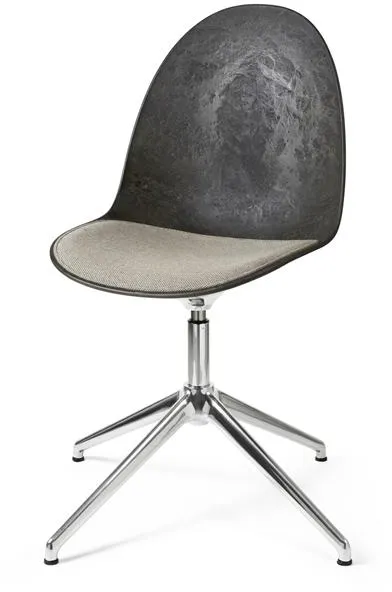 Mater Eternity Swivel Spisebordsstol Aluminium M. Polstret Sæde 218 Beige