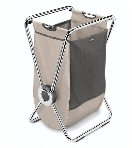 Simplehuman Enkelt X-ramme Vaskekurv, Krom