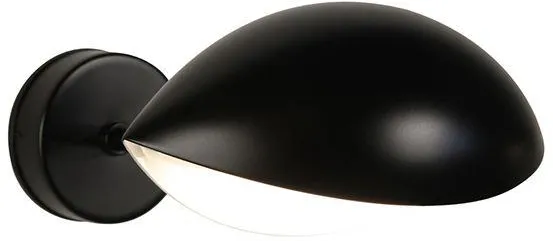 Serge Mouille Applique Oeil 1 Vegglampe Svart & Messing