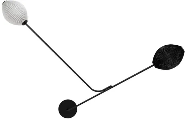 GUBI Satellite Vegglampe Hardwired Svart/Hvit